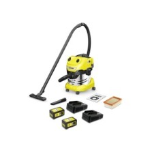 Kärcher Akumulátorový mokro-suchý vysávač WD 4-18 S V-20/22 Dual Battery Set