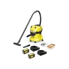 Kärcher Akumulátorový mokro-suchý vysávač WD 4-18 V-20/22 Dual Battery Set