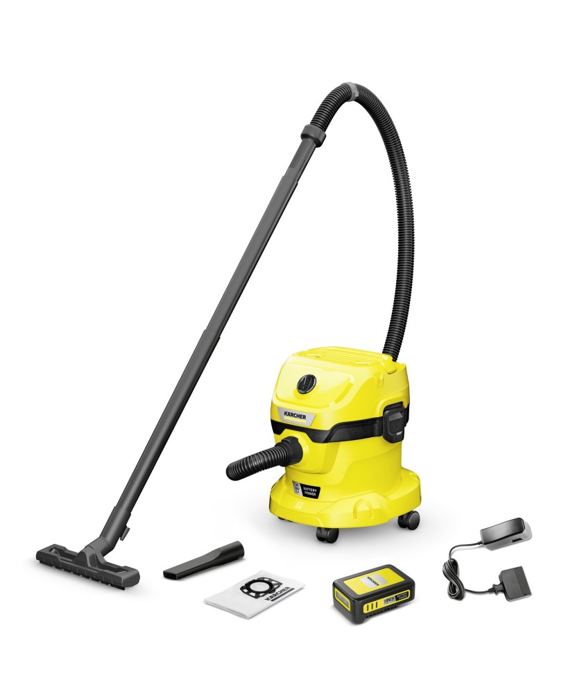 AKUMULÁTOROVÝ MOKRO SUCHÝ VYSÁVAČ WD 2-18 V BATTERY SET V-12/18 1.628-501.0