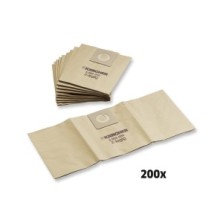 Kärcher Papierové filtračné vrecká T 12/1, 200 Kus(y), T 12/1