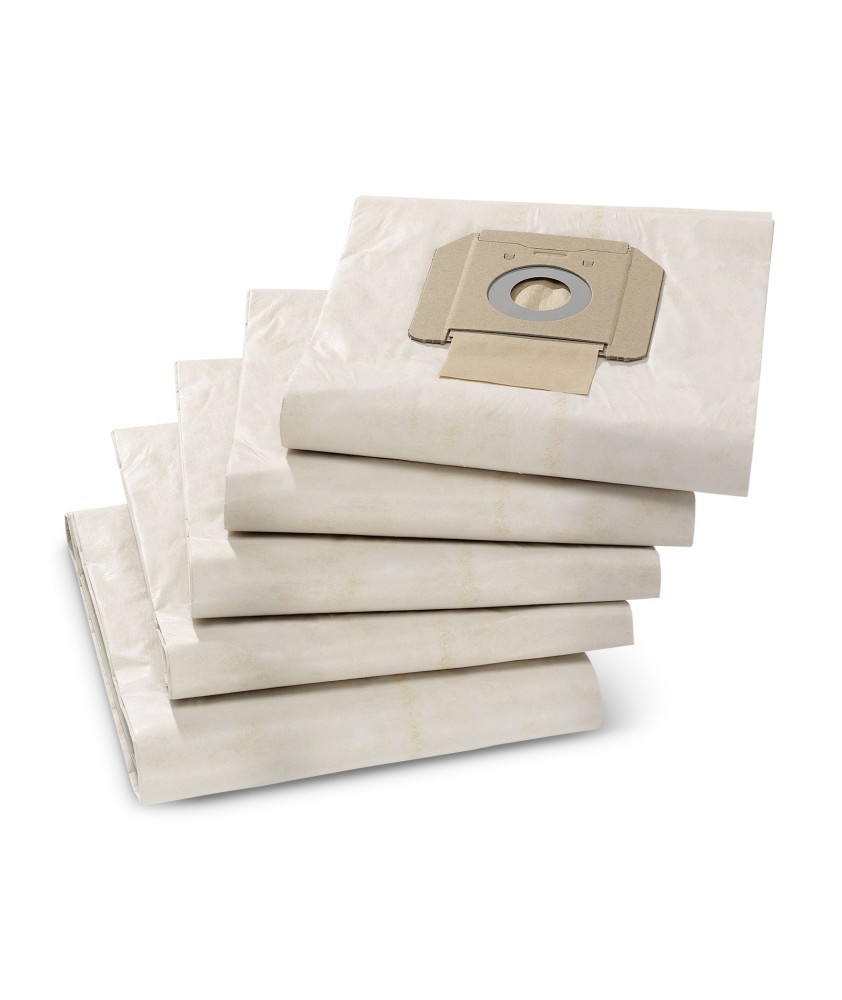 Kärcher Papierové filtračné vrecká NT 48, NT 65, NT 70, NT 72, NT 75, NT 80, WET VAC, 5 Kus(y), NT 48, NT 65,