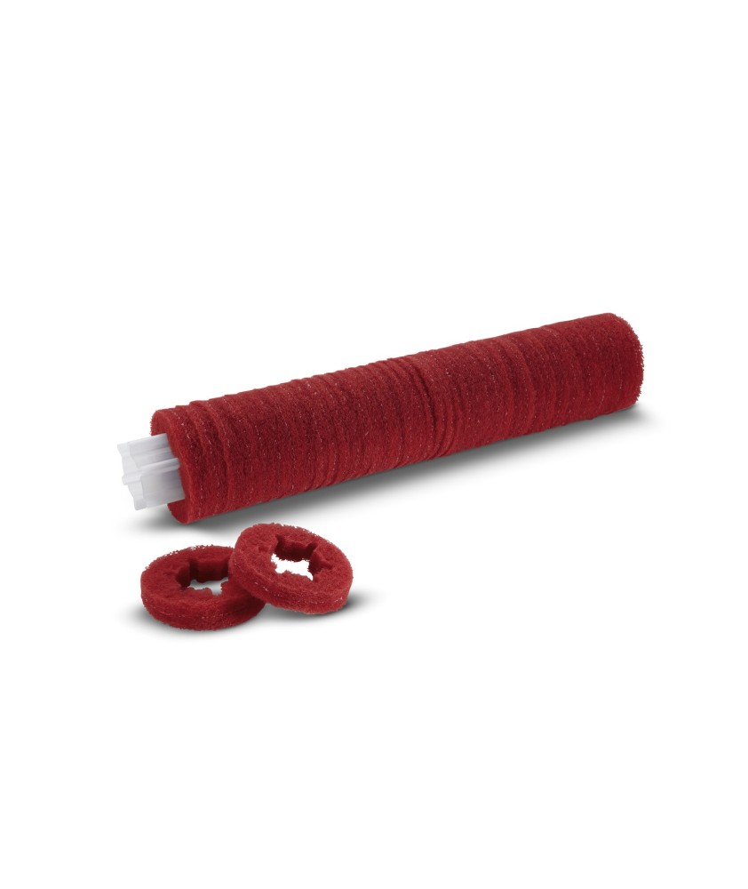 Kärcher Valcový pad na dutinke, R 100, Stredná, Červená, 862 mm